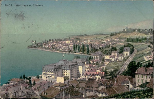 Montreux et Clarens. Vorderseite