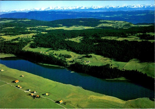 Lac des Taillières, Flugaufnahme Vorderseite