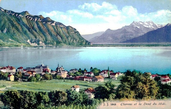 Clarens et la Dent du Midi Vorderseite