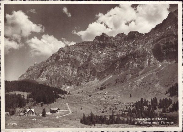 Schwägalp mit Säntis & Aufstieg nach Tierwies