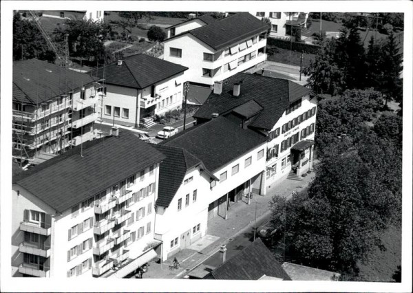 Gasthof Linde Aadorf, Flugaufnahme Vorderseite