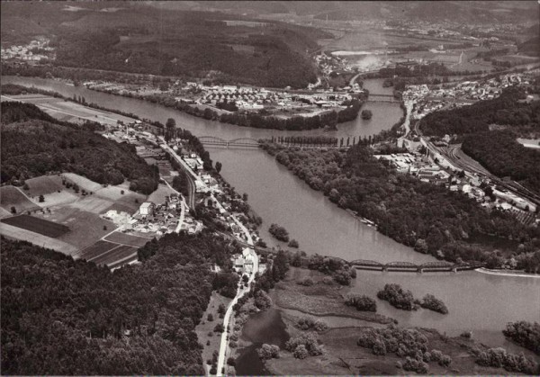 Koblenz,  Flugaufnahme Vorderseite