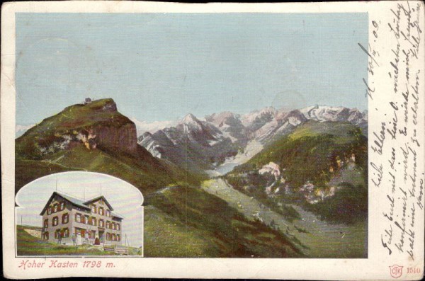 Hoher Kasten. 1909