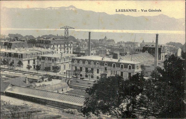 Lausanne - Vue Générale Vorderseite