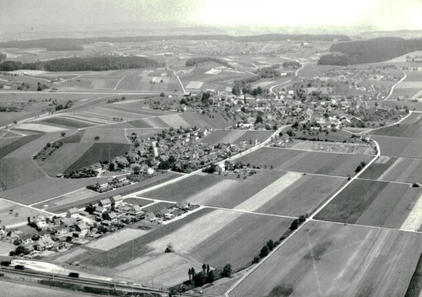 Hettlingen, Flugaufnahme Vorderseite