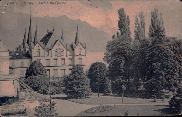 Vevey - Jardin du Casino Vorderseite