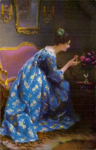 die blaue Dame, V. Schramm Vorderseite