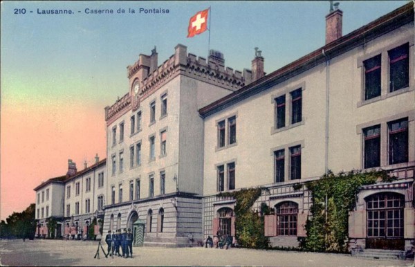 Lausanne. - Caserne de la Pontaise Vorderseite