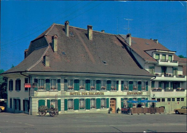 Echallens, Hotel des Balances Vorderseite