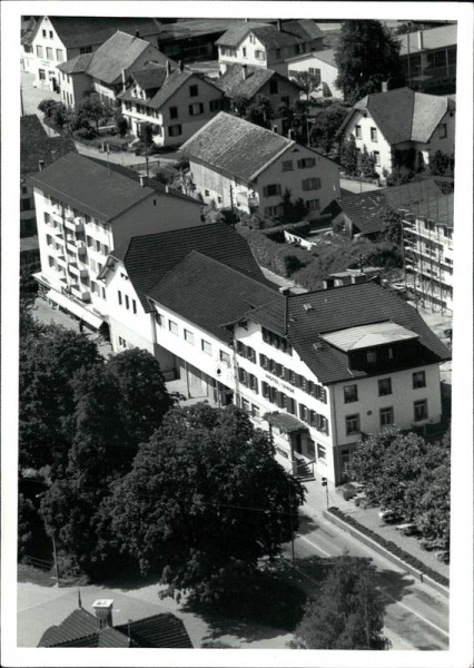 Aadorf, Hotel Linde, Flugaufnahme Vorderseite