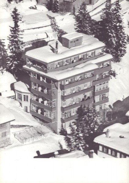 Hotel Anita, Arosa - Flugaufnahmen Vorderseite