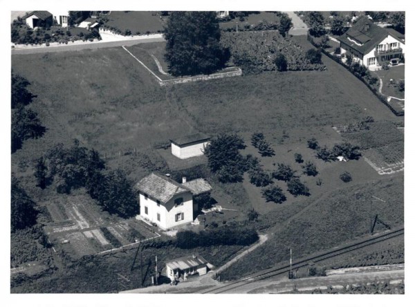 Männedorf, ehemaliger Bahnübergang: Alte Landstrasse - Gruebstrasse Vorderseite