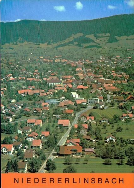 Niedererlinsbach,  Flugaufnahme Vorderseite