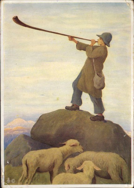 M. Schönermark, das Alphorn