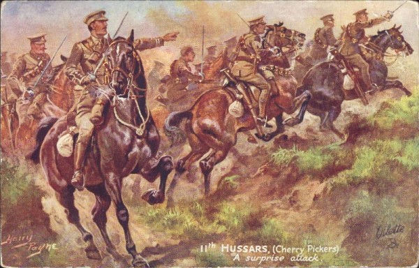 11th Hussars, Cherry Pickers, A surprise attack