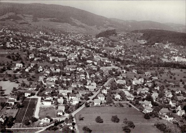 Niedererlinsbach,  Flugaufnahme Vorderseite