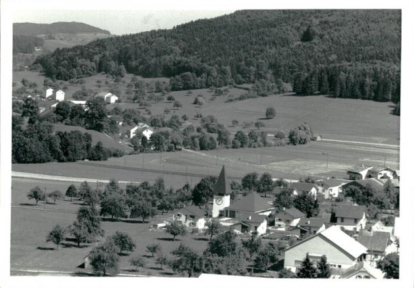 Bichelsee-Balterswil-Flugaufnahme Vorderseite