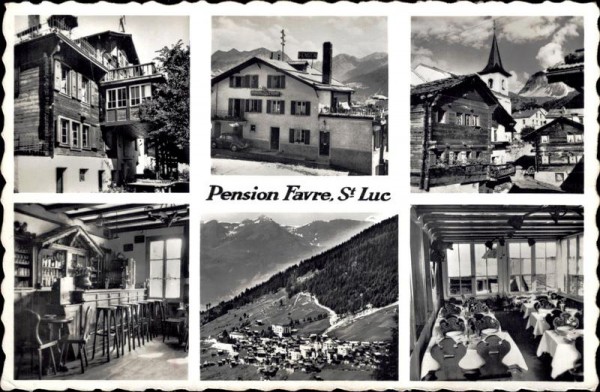 Pension Favre, St. Luc Vorderseite