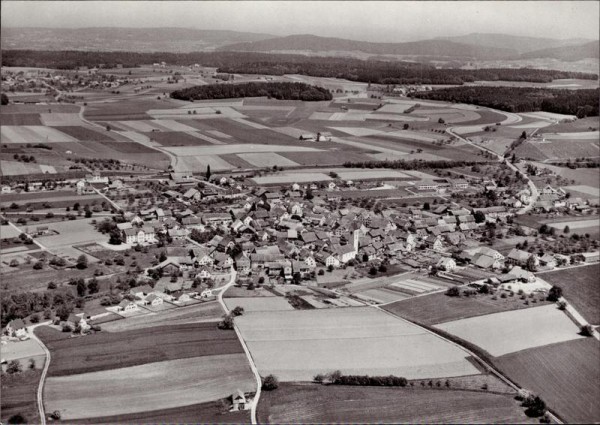 Ossingen, Flugaufnahme Vorderseite