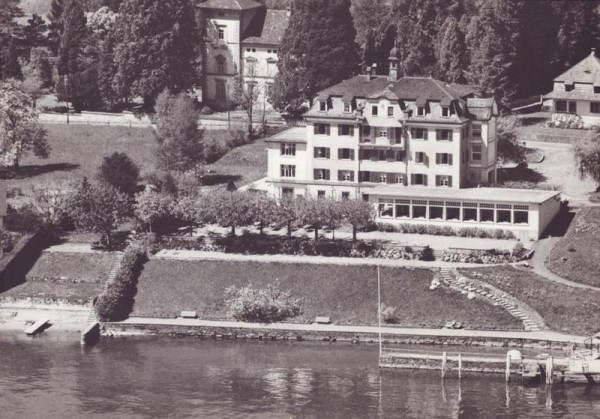 Hotel Kastanienbaum, Luzern  -  Flugaufnahmen Vorderseite