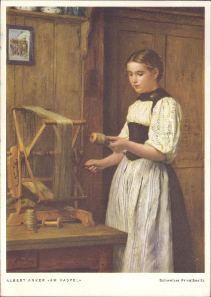 Am Haspel, Albert Anker