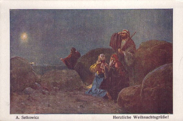 A. Setkowicz, Weihnachtsgrüsse