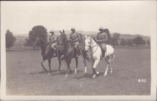 Zu Pferd, Waffenplatz Frauenfeld Vorderseite