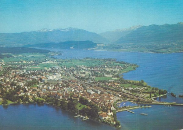 Rapperswil SG - Flugaufnahmen Vorderseite