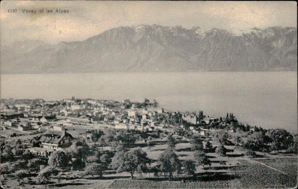 Vevey et les Alpes Vorderseite