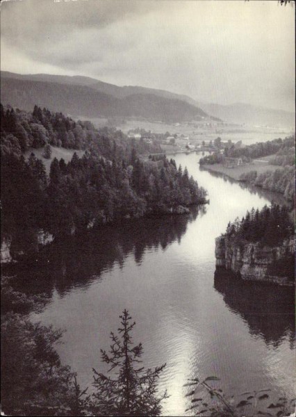 unbekannte Flusslandschaft Vorderseite