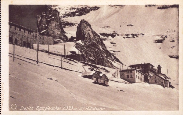 Station Eigergletscher 2323m Rotstöcke