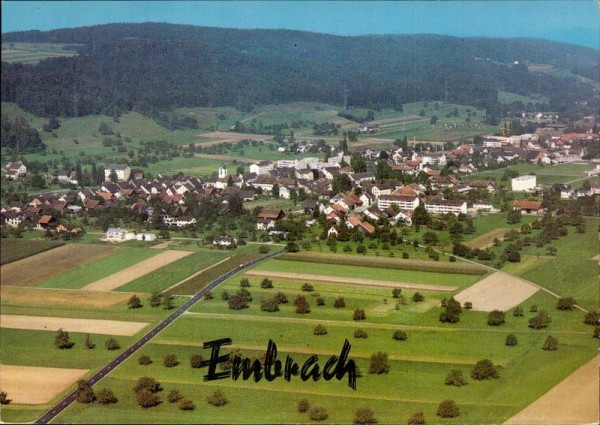 Embrach,  Flugaufnahme Vorderseite