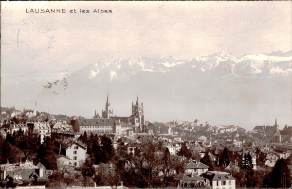 Lausanne et les Alpes Vorderseite