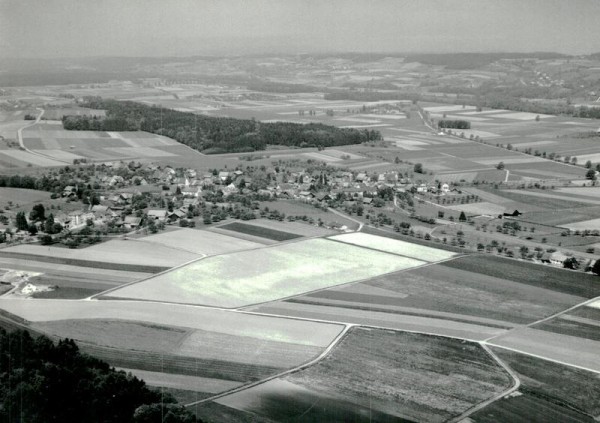 Hettlingen, Flugaufnahme Vorderseite