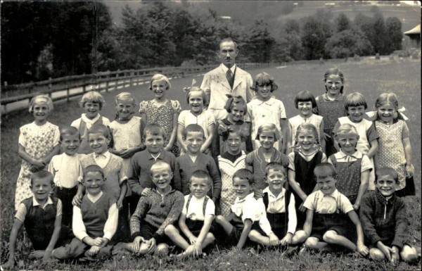 Schulklasse, August 1937 Vorderseite