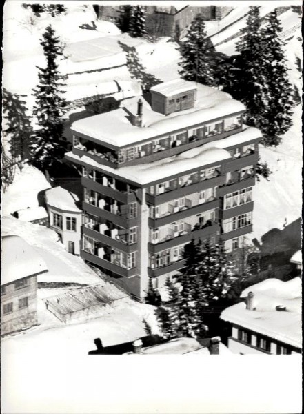 Hotel Anita, Arosa - Flugaufnahmen Vorderseite