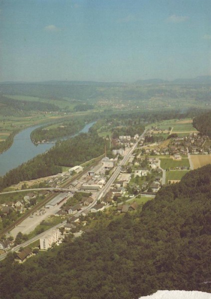 Schinznach - Bad AG  -  Flugaufnahmen Vorderseite