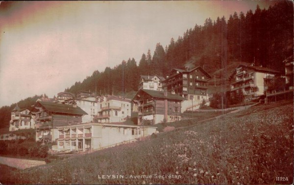 Leysin - Avenue Secrétan Vorderseite