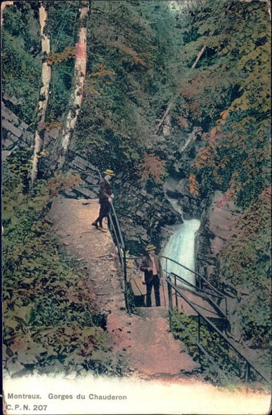 Gorges du Chauderon (Montreux) Vorderseite