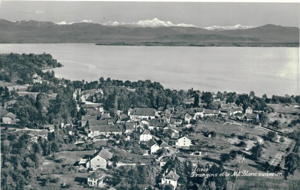 Prangins et le Mont Blanc, Flugaufnahme Vorderseite