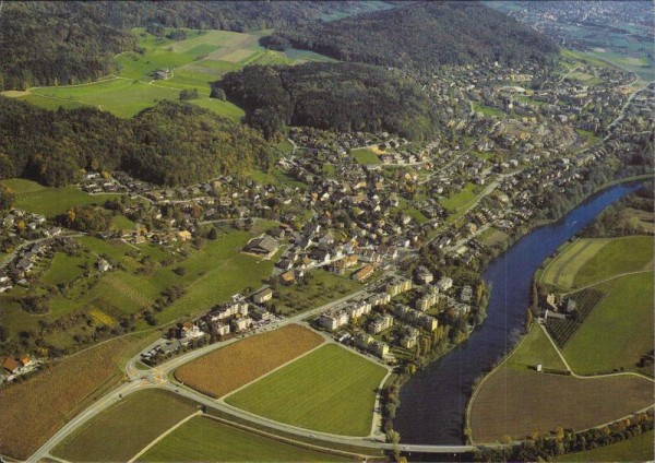 Oetwil an der Limmat, Flugaufnahme Vorderseite