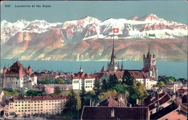 Lausanne et les Alpes Vorderseite