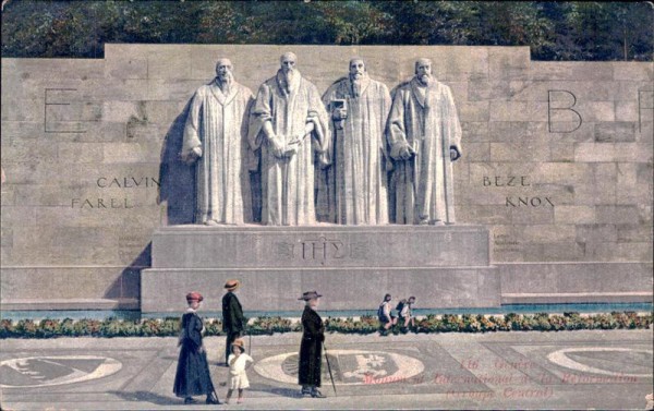 Genève, Reformationsdenkmal Vorderseite