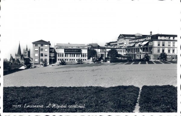 Lausanne, L'Hospital cantonal Vorderseite