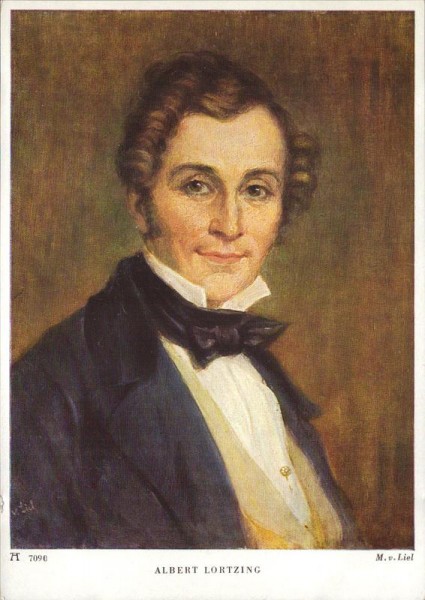 M.v.Liel: Albert Lortzing (1801-1851) Vorderseite