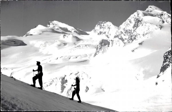 Saas-Fee, bei der Britanniahütte Vorderseite