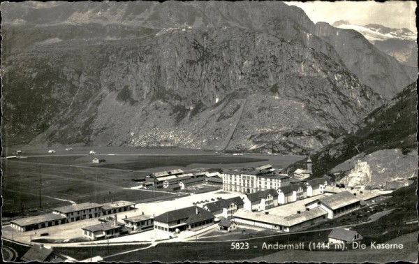 Andermatt, Kaserne Vorderseite