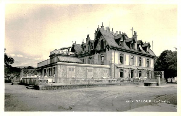 Le Chalet, St. Loup Vorderseite