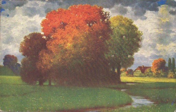 Ed.Rüdisühli, Herbststimmung Vorderseite