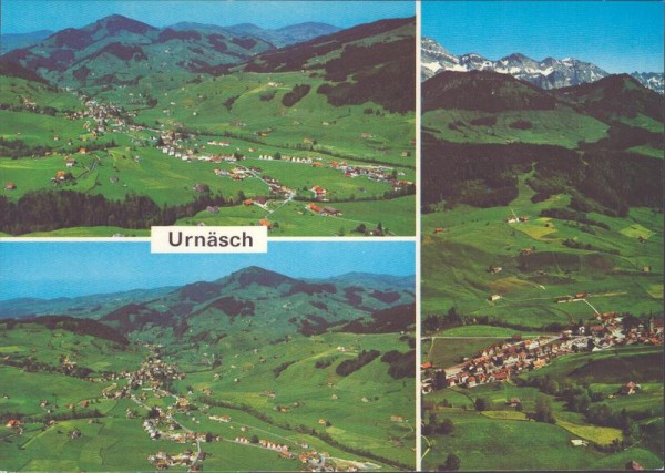 Urnäsch,  Flugaufnahme Vorderseite